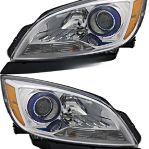 Top Gear Motors Halogen Halo Headlight Pair Driver and Passenger Side for 2012-2017 BUICK Verano Clear Lens