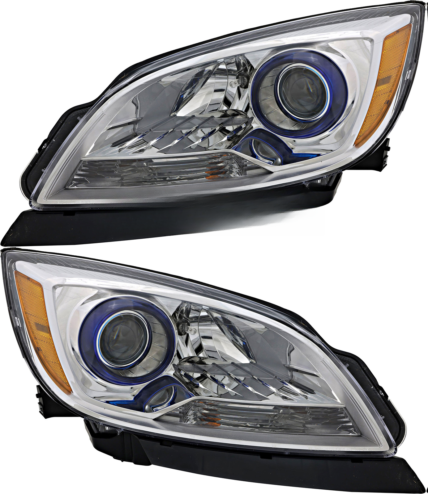 Top Gear Motors Halogen Halo Headlight Pair Driver and Passenger Side for 2012-2017 BUICK Verano Clear Lens