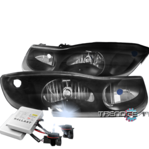 Top Gear Motors Halogen Headlight Pair Driver and Passenger Side for 2001-2002 Saturn Sc1/sc2 Clear Lens