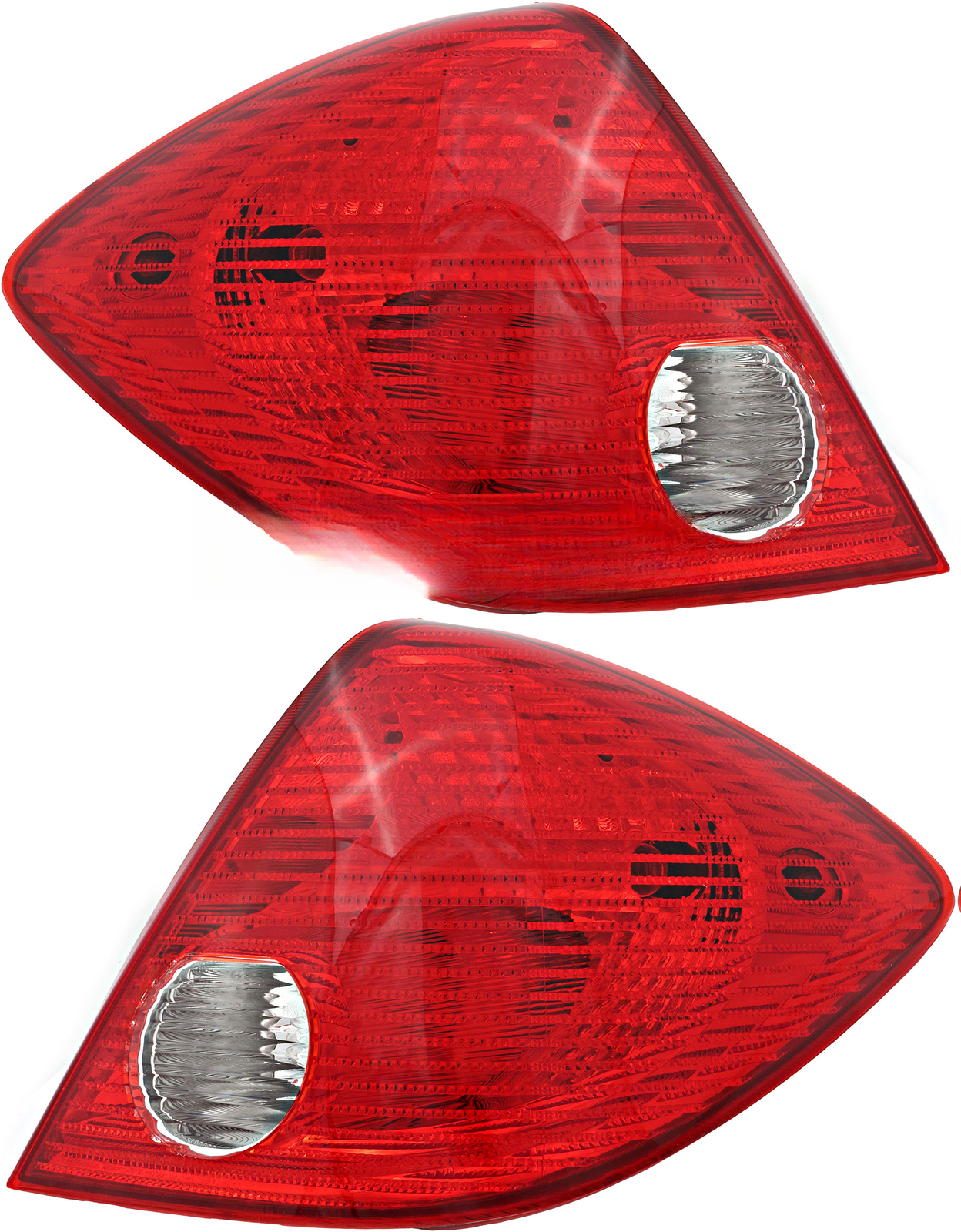 Top Gear Motors Halogen Tail Light Pair Driver and Passenger Side for 2005-2010 PONTIAC G6 Red Lens