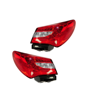 Top Gear Motors Halogen Tail Light Pair Driver and Passenger Side for 2011-2014 CHRYSLER 200 Red Lens