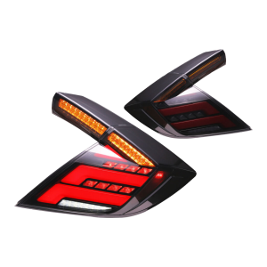 Top Gear Motors 2017-2021 Honda Civic Civic Type R Left and Right Smoke LED Tail Light Assembly Pair