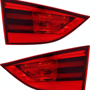 Top Gear Motors Halogen Tail Light Pair Driver and Passenger Side Inner for 2012-2015 BMW X1 Red Lens