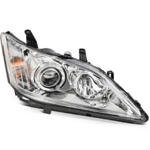 Top Gear Motors Chrome Halogen Headlight Passenger Right Side for 2011-2013 LEXUS ES350 Clear Lens