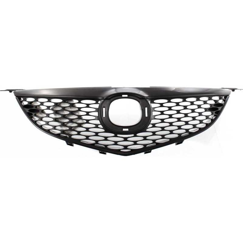 Top Gear Motors Black Grille Assembly for 2004-2006 MAZDA Mazda3 Sedan