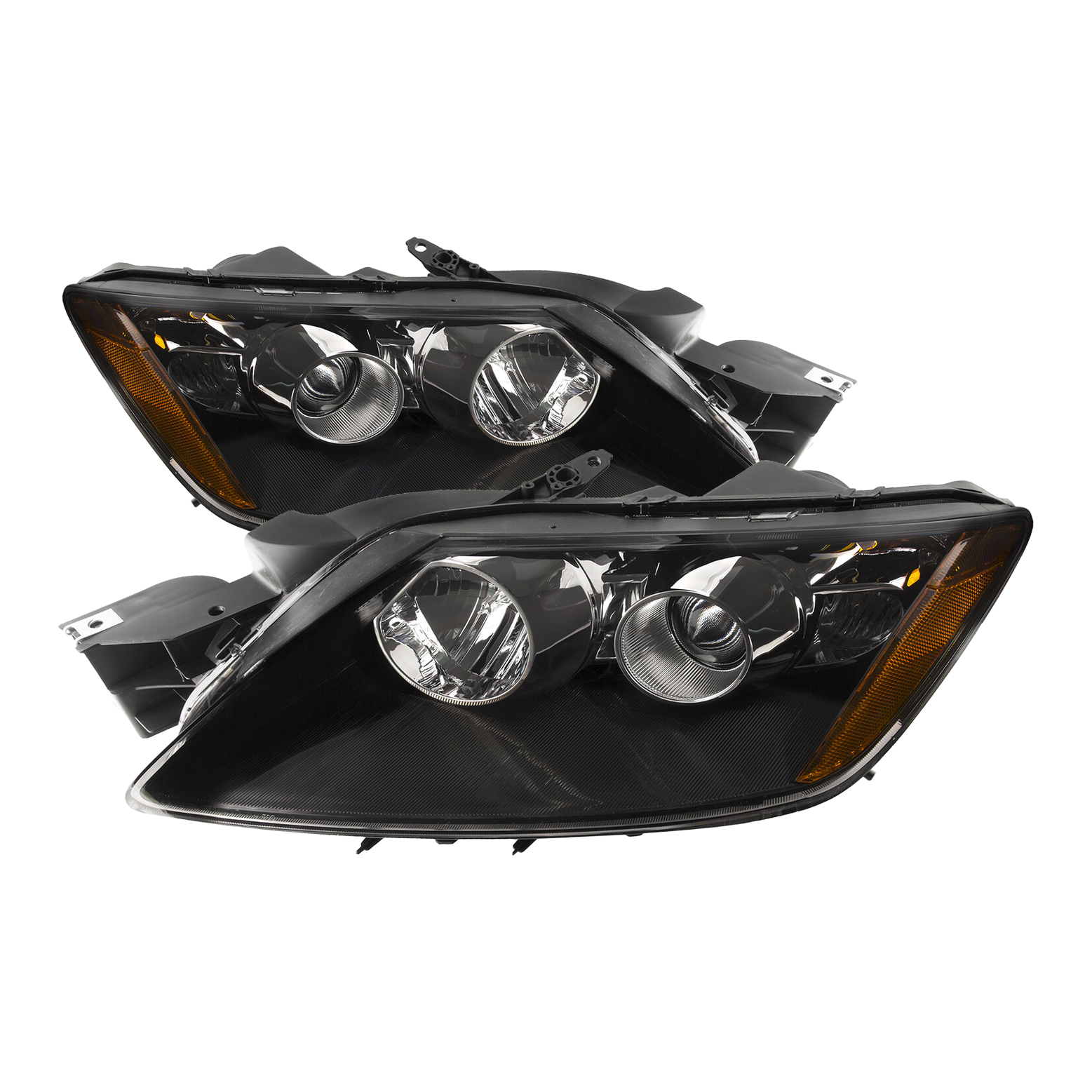 Headlights Depot Headlights Set Halogen Left Driver Passenger Right Pair Compatible with Mazda CX-7 EG21510L0K EG21510K0J