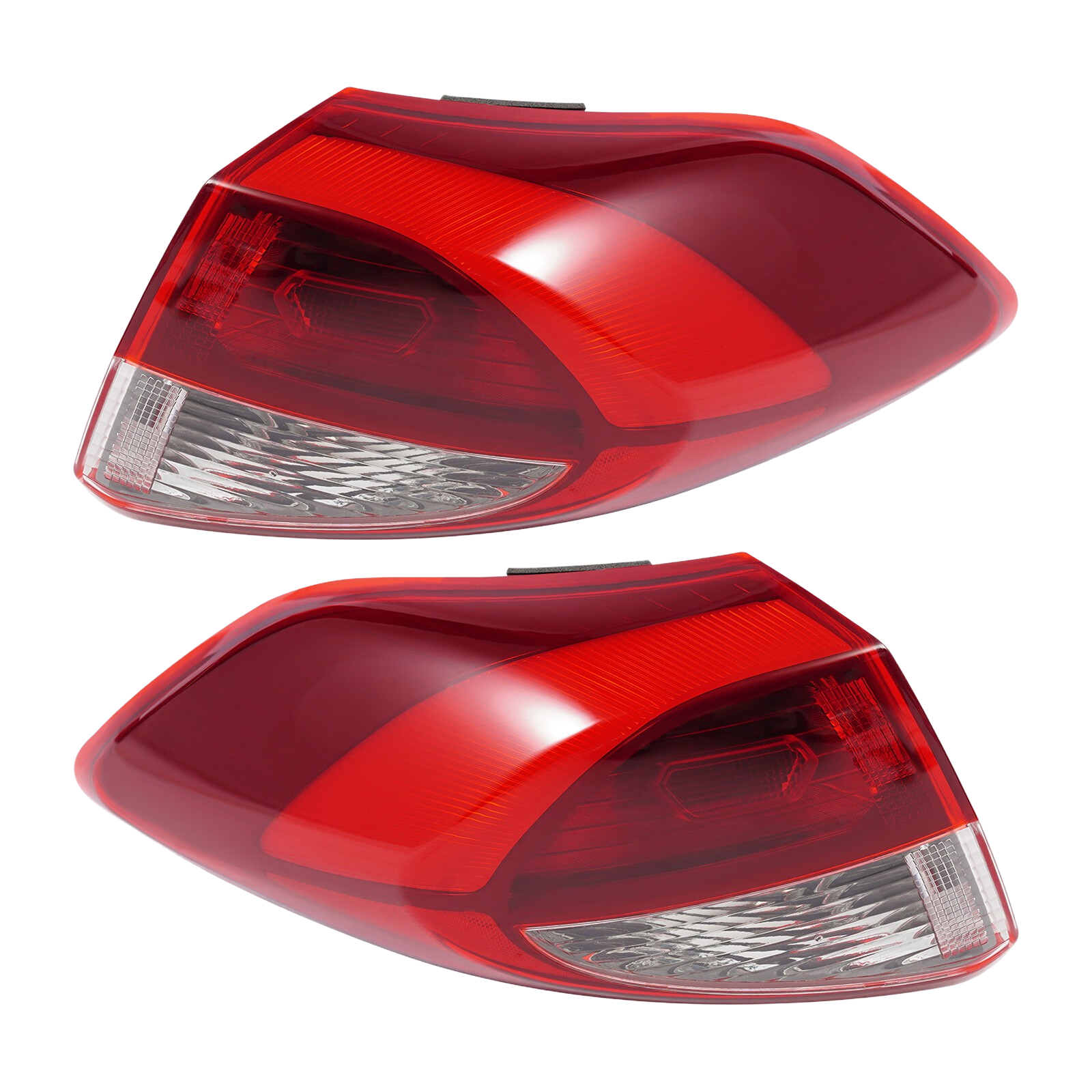 Top Gear Motors Red Halogen Tail Light Pair Driver and Passenger Side for 2016-2018 HYUNDAI Tucson Red Lens