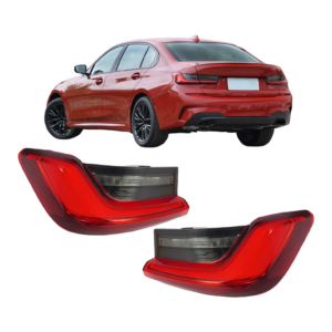 Top Gear Motors LED Tail Light Pair Left and Right for 2019-2022 BMW 3-Series Black Housing Red/clear Lens Direct Replacement