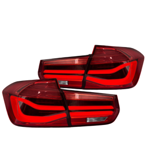 Top Gear Motors Black LED Tail Light Driver Left Side for 2017-2020 BMW 530i/540i Red Lens