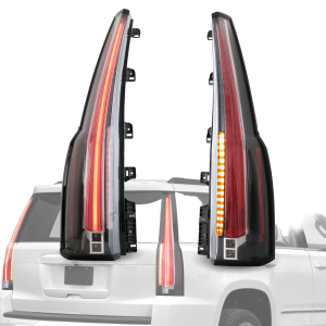 Top Gear Motors 2015-2020 Cadillac Left and Right Smoke LED Tail Light Assembly Pair