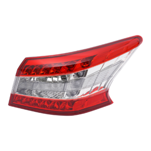 Top Gear Motors LED Outer Tail Light Assembly Passenger Right for Nissan Sentra 2013–2015 Silver Housing Clear Lens Direct Replacement
