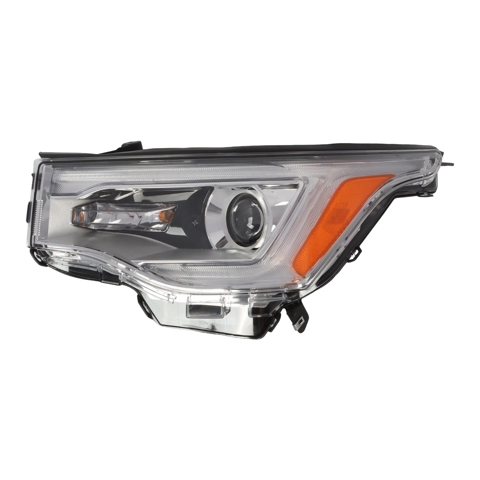 Top Gear Motors Left Halogen Headlight Assembly for GMC Acadia 2017–2019 Driver Side Chrome LED DRL