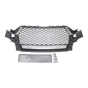 Top Gear Motors Gloss Black Honeycomb Front Grille for 2016-2019 Audi Q7 and SQ7