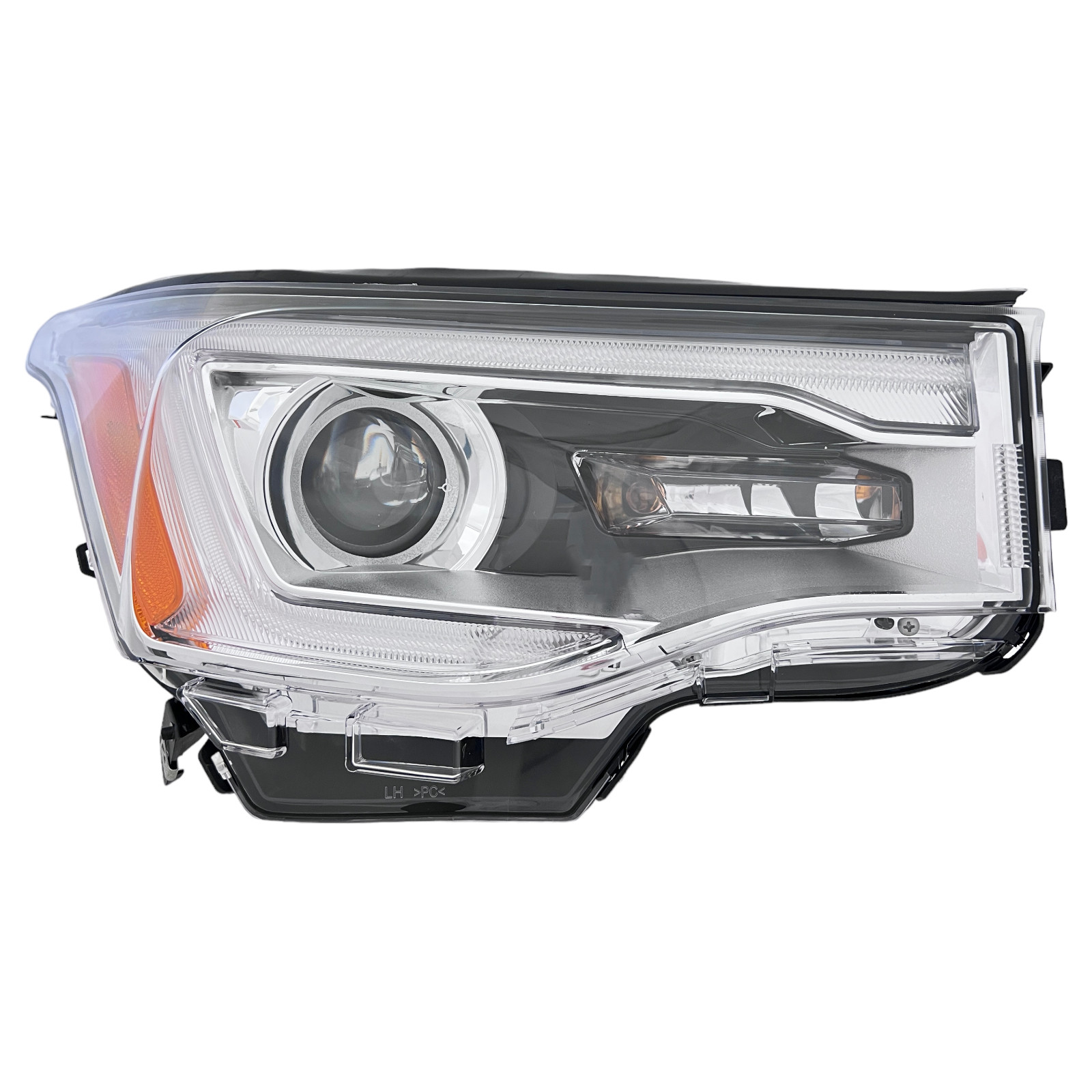 Top Gear Motors Passenger Right Halogen Headlight W/ LED DRL for 2017-2019 GMC Acadia Chrome Lens