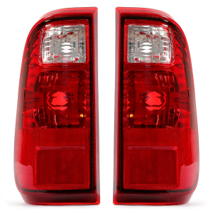 Top Gear Motors 2008-2016 Ford F-250 F-350 F-450 F-550 Left and Right Red Tail Light Assembly Pair