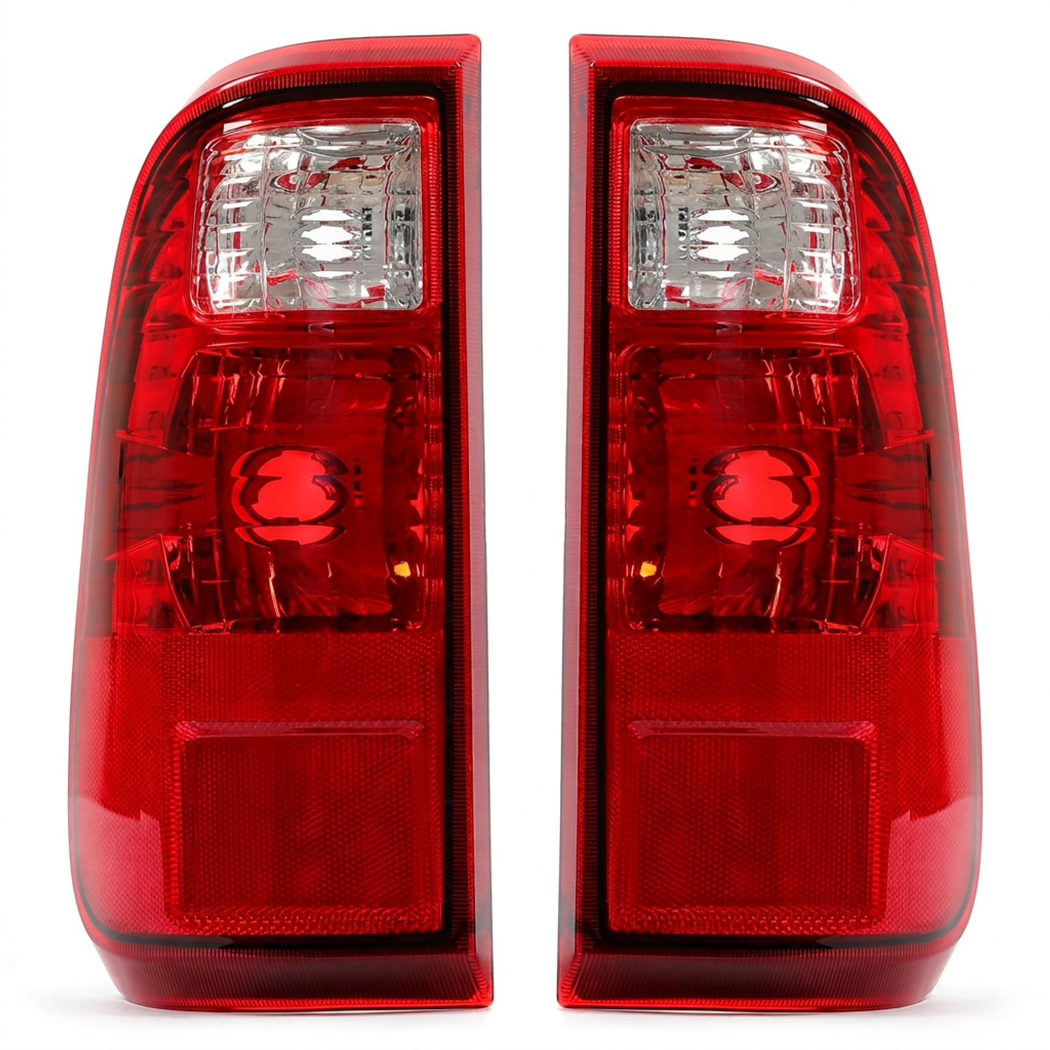 Top Gear Motors 2008-2016 Ford F-250 F-350 F-450 F-550 Left and Right Red Tail Light Assembly Pair