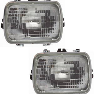 Top Gear Motors Halogen Headlight Pair Driver and Passenger Side for 1983-1991 GMC S15 Jimmy Clear Lens