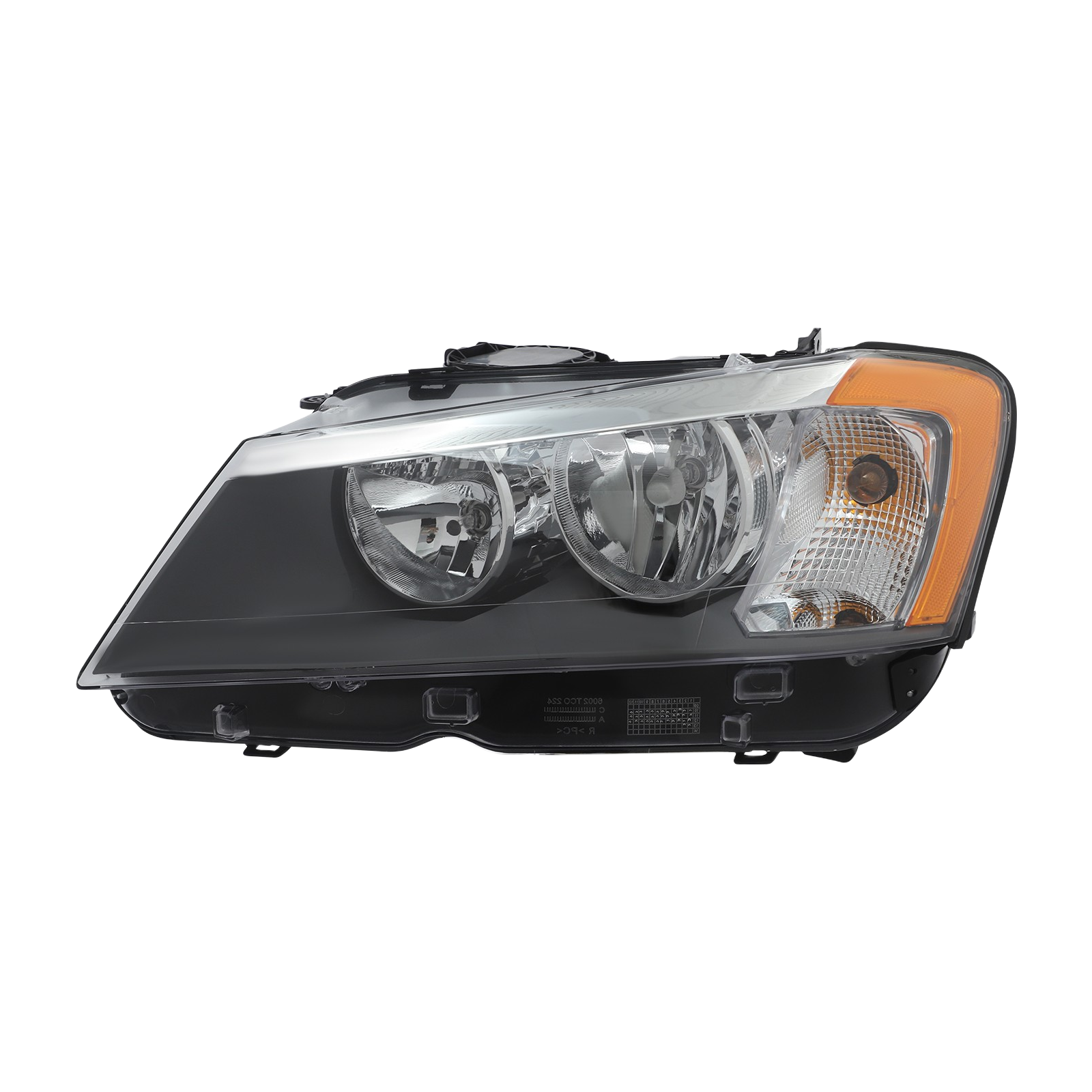 Top Gear Motors Halogen Left Driver Side Headlight Assembly for 2011-2013 BMW X3