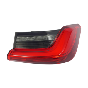 Top Gear Motors LED Tail Light Assembly for 2019-2022 BMW 3-Series Right Side Rear Outer Black Housing Red Clear Lens
