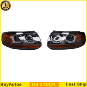 Headlight Set Pair for 2007-2008 HYUNDAI Santa Fe, Left & Right, 921010W050 / 921020W050 / HY2502139