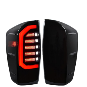 Top Gear Motors LED Smoked Tail Light Pair Driver and Passenger Side for 2016-2021 Toyota Tacoma