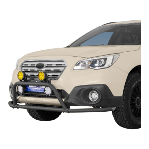 Top Gear Motors Black Front Bumper Rally Bar for 2015-2019 Subaru Outback Tubular Steel Bull Bar