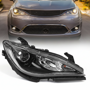 Top Gear Motors Chrome Halogen Headlight Passenger Right Side for 2017-2020 CHRYSLER Pacifica Clear Lens