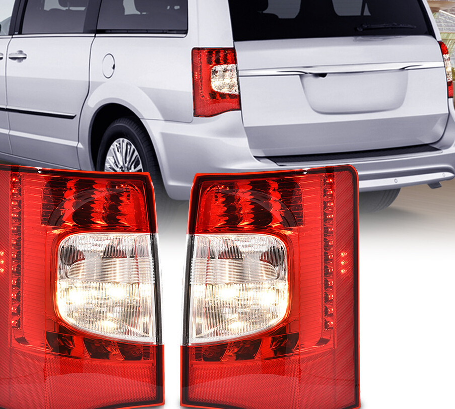Top Gear Motors Pair LED Left and Right Tail Light Assembly for 2011 2016 CHRYSLER Town and Country - Image 2