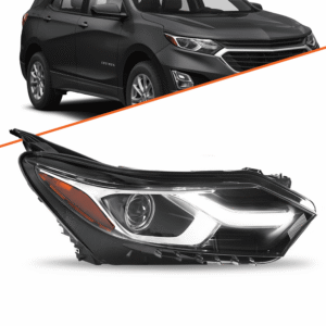 Top Gear Motors Headlight for 2018–2021 Chevy Equinox HID/Xenon with LED DRL Passenger Right Side (RH) OE-Style Assembly