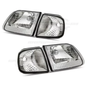 Headlights w/Corner Lights Pair for 1997-2003 Ford F-150 99-02 Expedition 4pcs