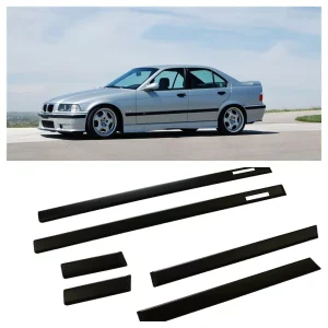 Body Side Moulding Trim for BMW 92-98 E36 3-Series Sedan 4 Door 328i 325i 323i