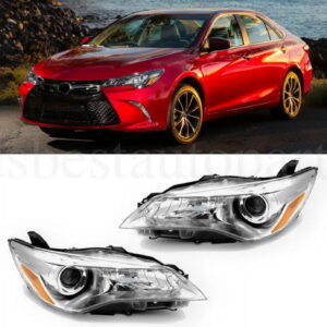 Headlights Headlamp For 2015 2016 2017 Toyota Camry Left + Right Pair Head Light