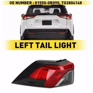 Fit For 2019-2021 Toyota RAV4 Rear Tail Light Outer Passenger Left Side
