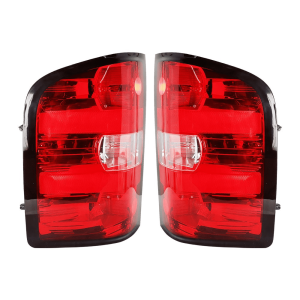 Top Gear Motors Rear Left and Right Tail Light Assembly for 2007-2013 Chevrolet Silverado 1500 2500 3500