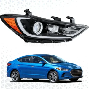 Headlight Headlamp Passenger Right RH Side Halogen For 2017 2018 Hyundai Elantra