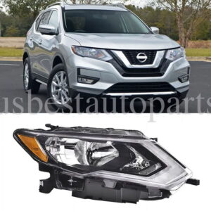 For 2017-2019Nissan Rogue Passenger halogen Right Headlight Headlamp W/LED DRL