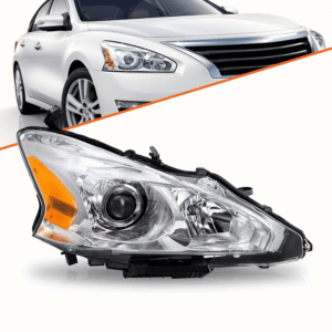 Top Gear Motors Headlight for 2013–2015 Nissan Altima Sedan Halogen Projector Passenger Right Side (RH) Assembly
