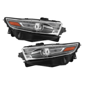 Top Gear Motors Halogen Headlight Assembly Pair Left and Right for Ford Taurus 2013–2014 Gray Trim Direct Replacement