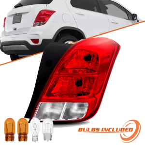 Top Gear Motors Tail Light for 2013–2019 Chevy Trax Halogen Passenger Right Side Brake Lamp with Bulbs