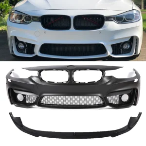 F80 M3 Style Bumper Cover For BMW F30 2012-2018 +Performance Lip W/O PDC