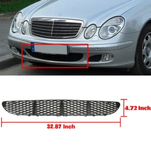 Fits 2003-06 Mercedes Benz W211 Front Bumper Center Lower Mesh Grille E320 E500