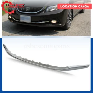 For 2013 2014 2015 Honda Civic Front Bumper Trim Molding Center Grille Grill