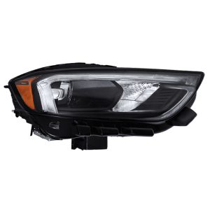 Top Gear Motors Right LED Headlight Assembly for Ford Edge 2019–2023 with LED DRL Black Housing Replacement