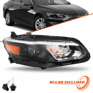Top Gear Motors Headlight for 2016–2018 Chevrolet Malibu Halogen Passenger Side Assembly