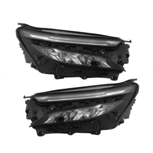 Top Gear Motors Left and Right Full LED Headlight Assembly Set for Chevy Equinox LT/RS 2022–2023 Chrome Housing Replacement