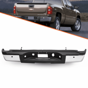 Top Gear Motors Chrome Rear Bumper for 2011–2014 Chevy Silverado 2500 3500 HD w/ Sensor Holes