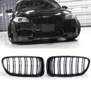 Front Grille Grill Kidney For BMW 5 Series F10 F11 M5 style Glossy Black 10-16