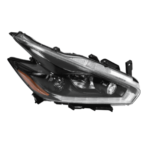 Top Gear Motors Right Halogen Headlight Assembly with LED DRL Projector for Nissan Murano 2018 Passenger Side Direct Replacement