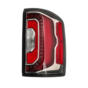 Top Gear Motors Rear Passenger Side Right Tail Light Brake Lamp for GMC Sierra 2016–2018, LED Clear Lens, Direct Replacement