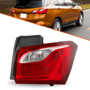 Top Gear Motors Tail Light for 2018–2020 Chevy Equinox Halogen Passenger Right Side Outer Rear Lamp Assembly